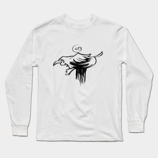 Depressed Heartbroken Eagle Long Sleeve T-Shirt